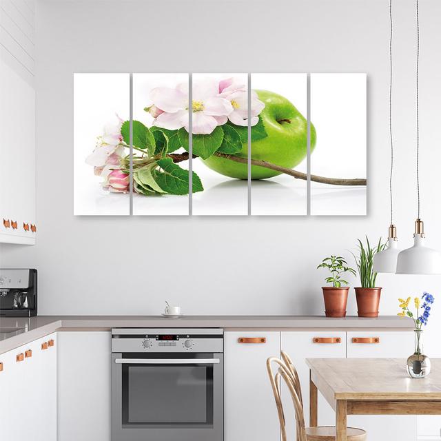 Leinwandbild Apples Fruit Blossom Ebern Designs Größe: 40 cm x 100 cm on Productcaster.