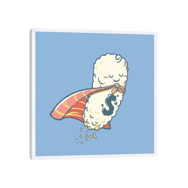 Super Sushi Lover von Tobias Fonseca - Galerie-verpackte Leinwand Giclée auf Leinwand Happy Larry Größe: 66,04 cm H x 66,04 cm B x 3,81 cm T, Format: on Productcaster.