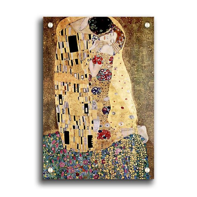 The Kiss by Gustav Klimt - Unframed Art Prints Print on Paper East Urban Home Size: 118.9cm H x 84.1cm W on Productcaster.