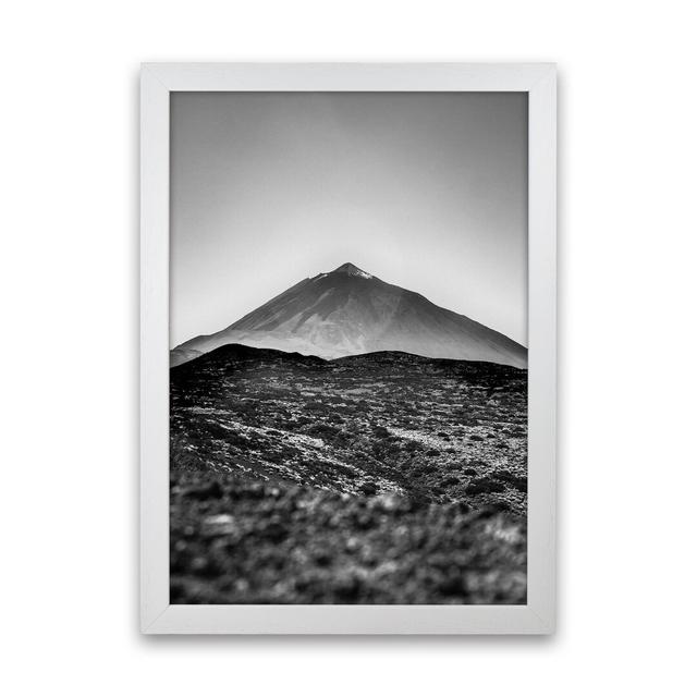 Teide Volcano by Victoria Frost - Print Union Rustic Size: 34cm H x 25cm W x 3cm D, Format: White Framed on Productcaster.