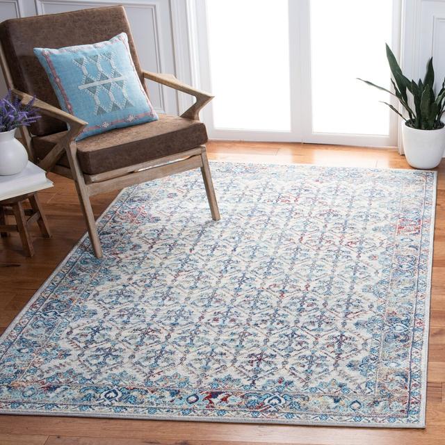 Anniston Persian Ivory Area Rug Latitude Vive Rug Size: Rectangle 121.92 x 182.88cm on Productcaster.