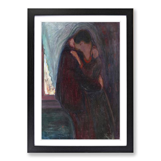 The Kiss Vol.3 by Edvard Munch - Picture Frame Painting East Urban Home Size: 36cm H x 27cm W x 2cm D, Frame Option: Black on Productcaster.