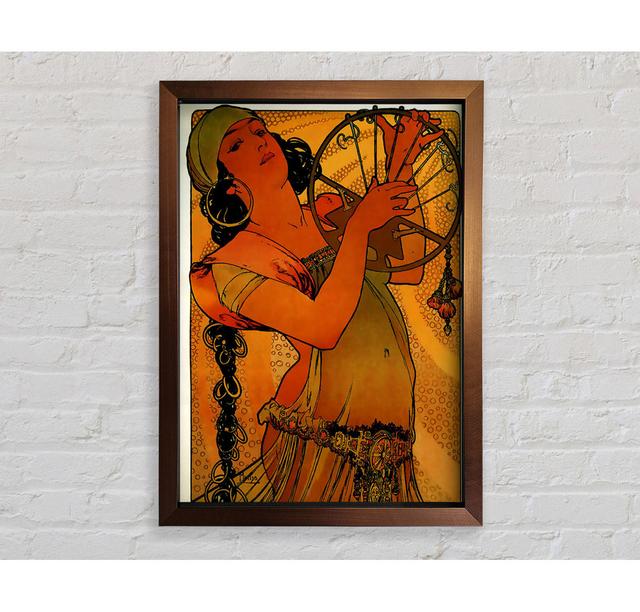 Solome by Alphonse Mucha - Single Picture Frame Art Prints Rosalind Wheeler Size: 118.9cm H x 84.1cm W x 3.4cm D on Productcaster.