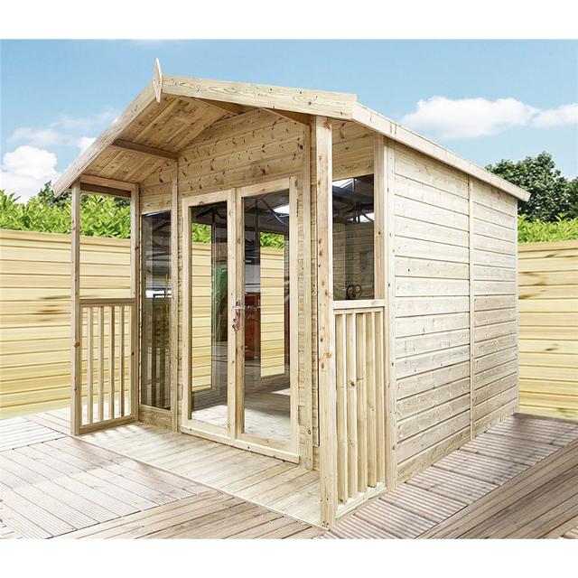 Marlborough 38 x 71 Ft. Summer House Bedford Sheds on Productcaster.