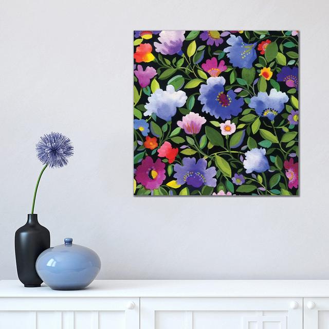 India Garden II by Kim Parker - Wrapped Canvas Print ClassicLiving Size: 45.72cm H x 45.72cm W x 3.81cm D on Productcaster.