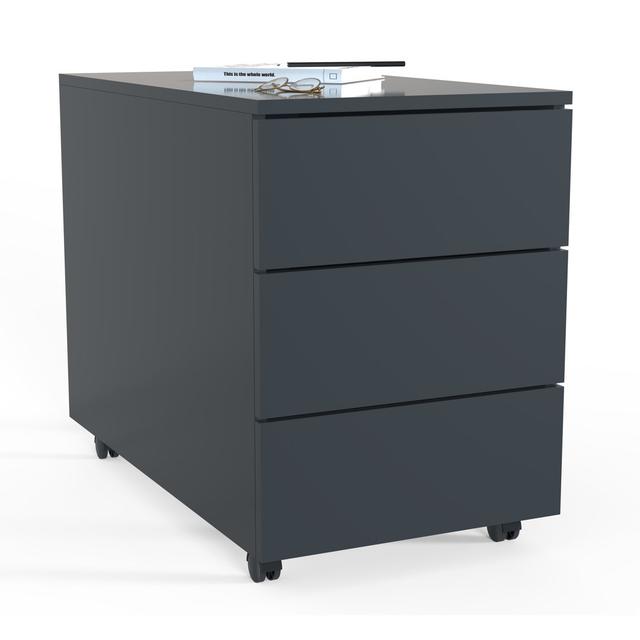 Aktenschrank Dalosa 17 Stories Farbe: Schwarz, Größe: 70 cm H x 39 cm B x 55 cm T on Productcaster.