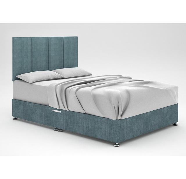 Bendooragh Divan Bed Base 17 Stories Size: King (5'), Colour: Duck Egg, Storage Type: No Storage on Productcaster.