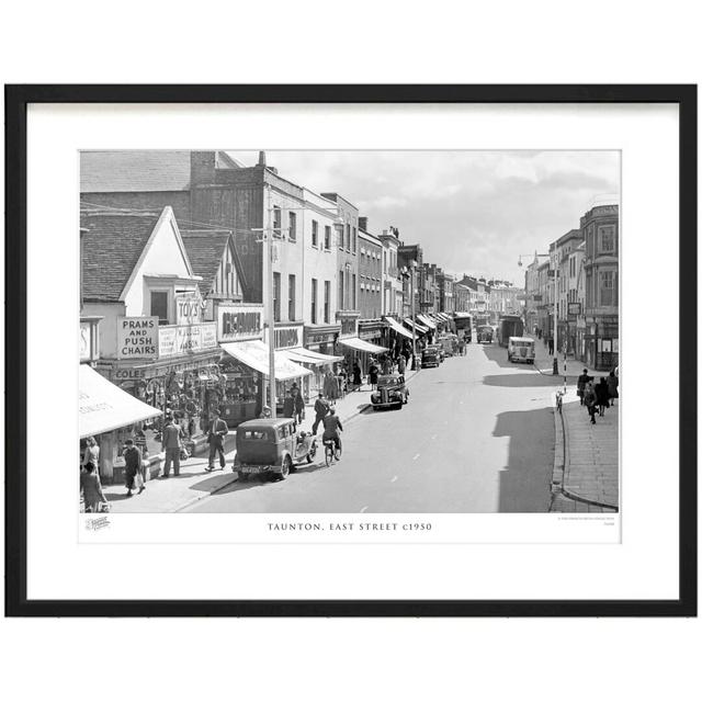 'Taunton, East Street C1950' - Picture Frame Photograph Print on Paper The Francis Frith Collection Size: 40cm H x 50cm W x 2.3cm D on Productcaster.