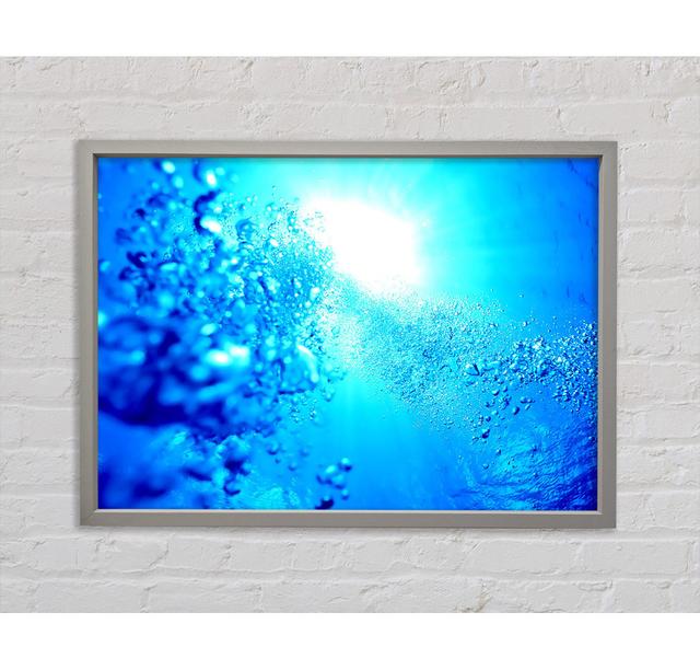 Water Elements In The Sun - Single Picture Frame Art Prints on Canvas Bright Star Size: 84.1cm H x 118.9cm W x 3.3cm D on Productcaster.