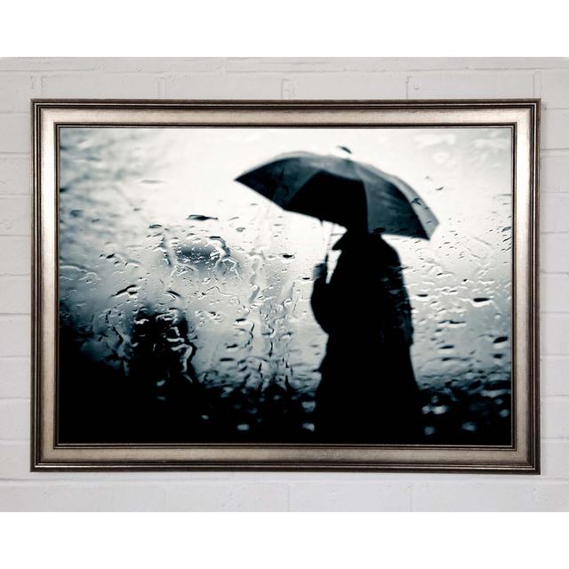 Rainy Day In The City - Print Ebern Designs Size: 59.7cm H x 84.1cm W x 1.5cm D on Productcaster.