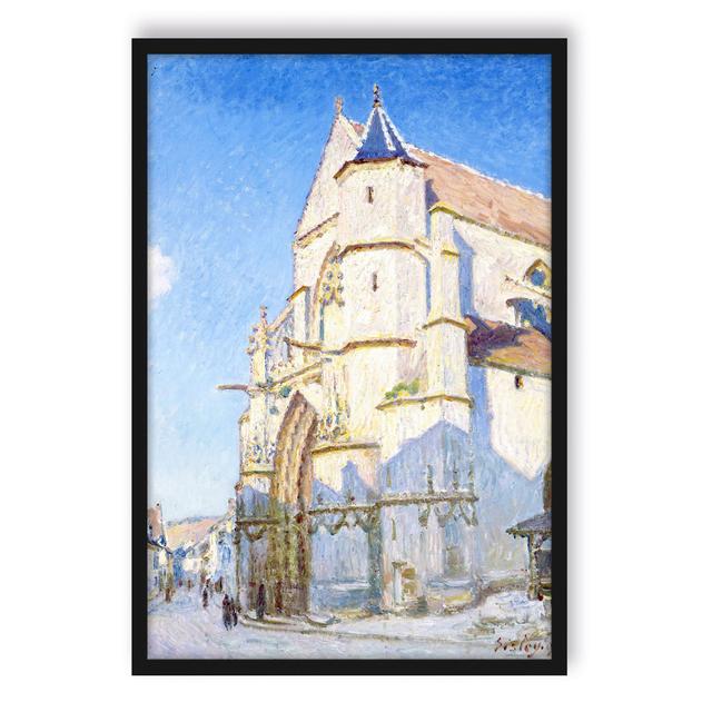 Gerahmter Kunstdruck L'église À Moret-Paris Petit-Palais von Alfred Sisley Rosalind Wheeler Größe: 100 cm H x 70 cm B x 2,5 cm T, Rahmen-Option: Nicht on Productcaster.