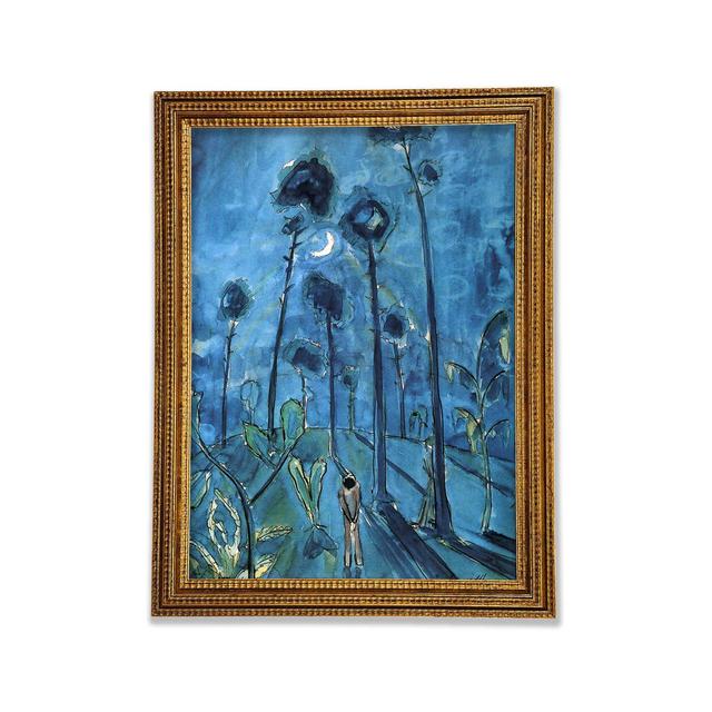 Moon Landscape Two Figures by Walter Gramatte - Single Picture Frame Art Prints Bright Star Size: 118.9cm H x 84.1cm W x 3cm D on Productcaster.