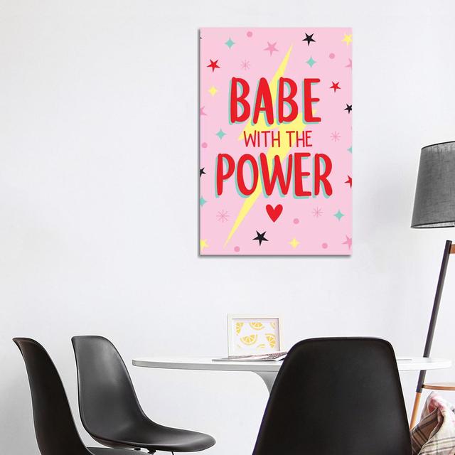 Everyday You Go Girl by Ilis Aviles - Wrapped Canvas Typography Happy Larry Size: 101.6cm H x 66.04cm W x 1.905cm D on Productcaster.