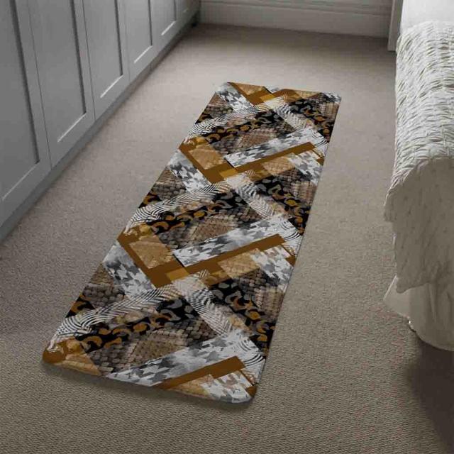 Mayle Snake Skin Designer Shaggy Brown/Grey/Black Rug East Urban Home on Productcaster.