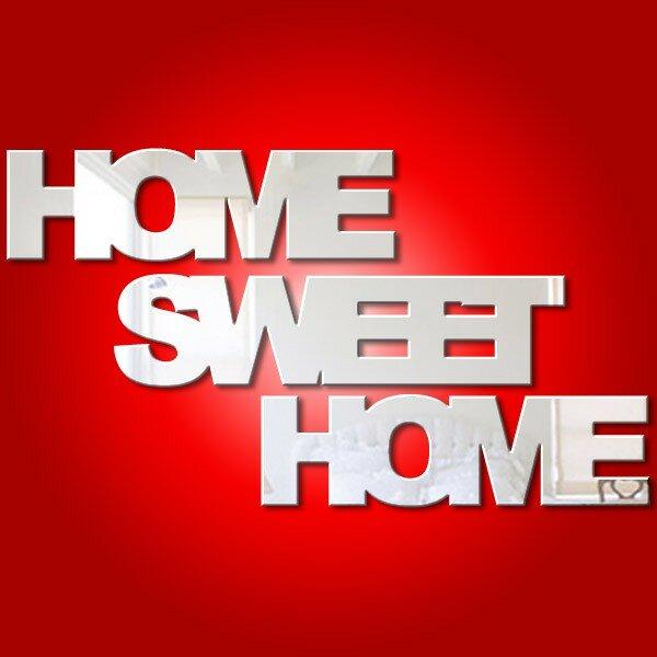 3 Piece Home Sweet Home in Separate Words Mirror Set East Urban Home Size: 40 cm H x 30 cm W x 0.3 cm D on Productcaster.