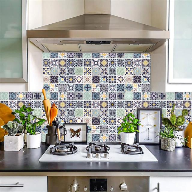 30cm W x 30cm L PVC Peel and Stick Mosaic Tile (Set of 10) Buydby on Productcaster.