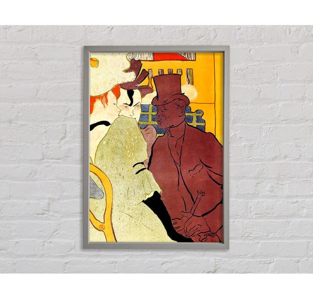 Toulouse Lautrec The English Man At The Moulin Rouge 2 - Print Rosalind Wheeler Size: 84.1cm H x 59.7cm W on Productcaster.