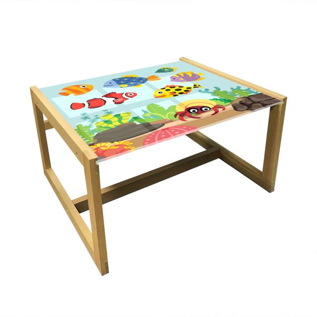 Jakeya Sled Coffee Table East Urban Home Size: 62cm H x 74cm W x 40cm D on Productcaster.