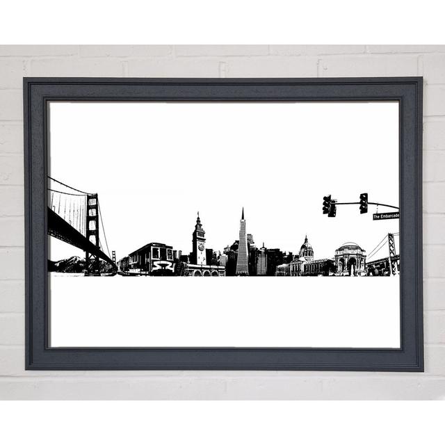 San Fransisco Wonder - Einzelner Bilderrahmen Kunstdrucke ModernMoments Größe: 42 cm H x 59,7 cm B x 1,5 cm T on Productcaster.