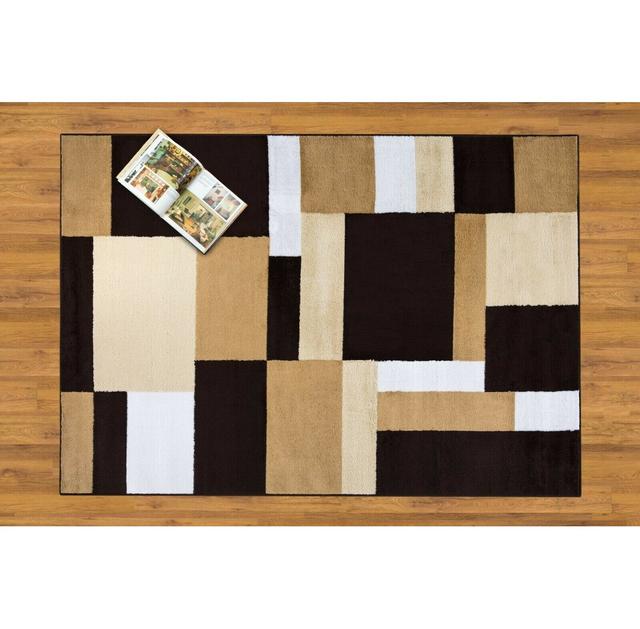 Donald-John Luxury Modern Design Tufted /Beige Rug Ebern Designs Rug Size: Rectangle 80 x 150cm on Productcaster.