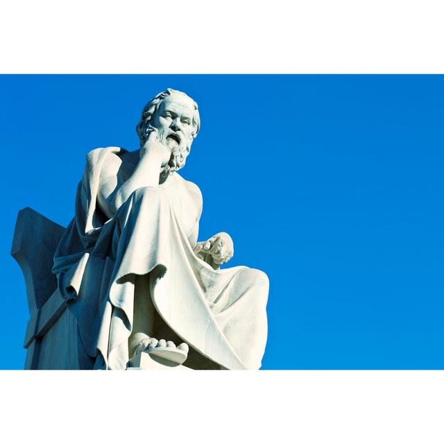 Socrates Statue - Wrapped Canvas Photograph 17 Stories Size: 30cm H x 46cm W x 3.8cm D on Productcaster.