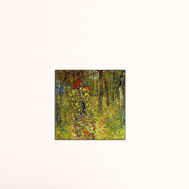 'Garden with Crucifix' by Gustav Klimt Painting Print East Urban Home Size: 50cm H x 50cm W x 1.8cm D on Productcaster.