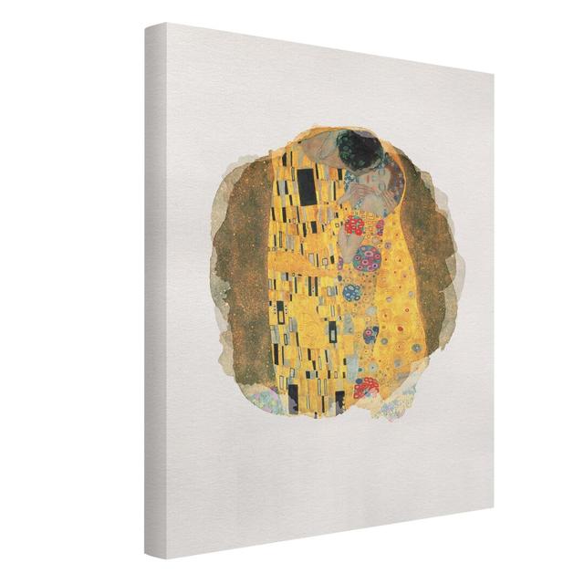 The Kiss by Gustav Klimt - Wrapped Canvas Painting Rosalind Wheeler on Productcaster.