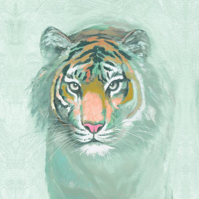 Soft Tiger - Wrapped Canvas Art Prints Latitude Vive Size: 91cm H x 91cm W on Productcaster.