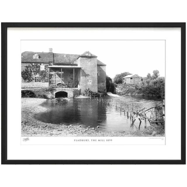 Fladbury, The Mill 1899 by Francis Frith - Single Picture Frame Print The Francis Frith Collection Size: 60cm H x 80cm W x 2.3cm D on Productcaster.