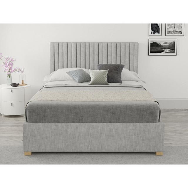 Chevy Upholstered Ottoman Bed Zipcode Design Size: Kingsize (5'), Colour: Storm on Productcaster.