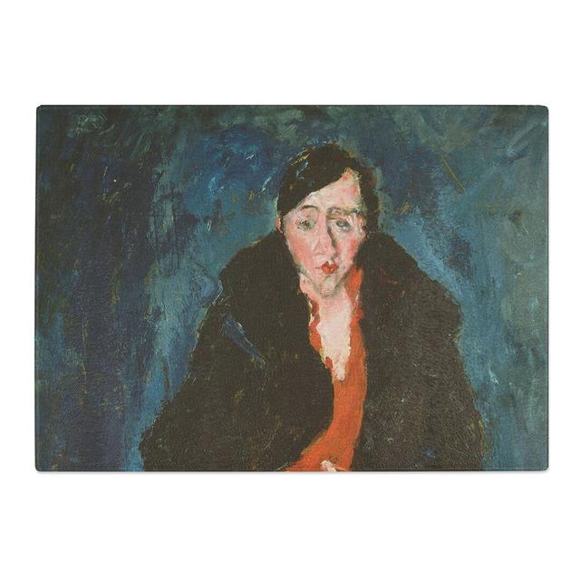 Portrait of Madeleine Castaing by Chaim Soutine Chopping Board East Urban Home Size: 0.4cm H x 28.5cm W x 39cm L on Productcaster.