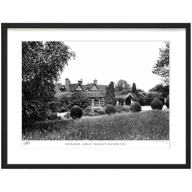 'Wonersh, Great Tangley Manor 1913' by Francis Frith - Picture Frame Photograph Print on Paper The Francis Frith Collection Size: 40cm H x 50cm W x 2. on Productcaster.