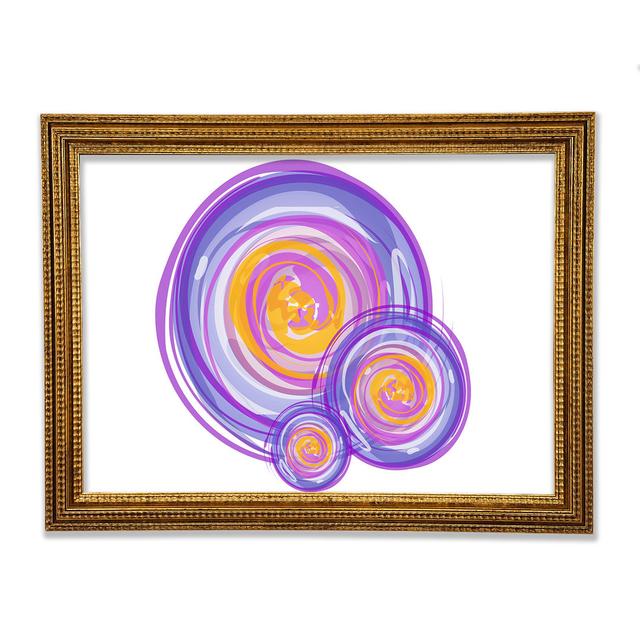 Trio Of Swirls - Print Bright Star Size: 84.1cm H x 118.9cm W x 3cm D on Productcaster.