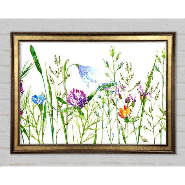 English Garden Framed Print Ophelia & Co. Size: 21cm H x 29.7cm W x 1.5cm D, Format: Gold Framed Paper on Productcaster.