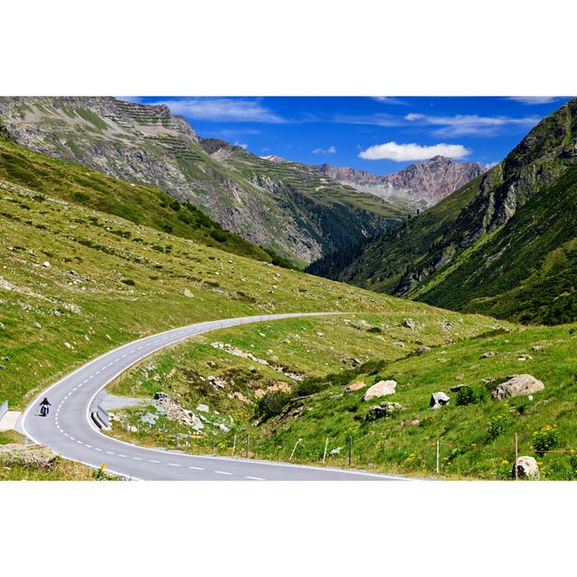 Alpine Road, Austria by Rusm - No Frame Print on Canvas Alpen Home Size: 20cm H x 30cm W on Productcaster.