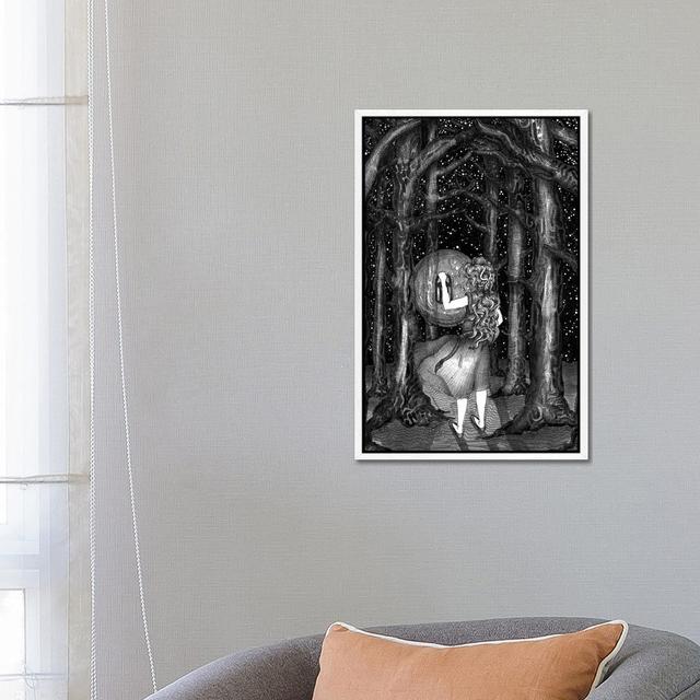 Lost In The Woods by Ella Mazur - Gallery-Wrapped Canvas Giclée on Canvas Rosalind Wheeler Format: White Floater Framed, Size: 66.04cm H x 45.72cm W x on Productcaster.