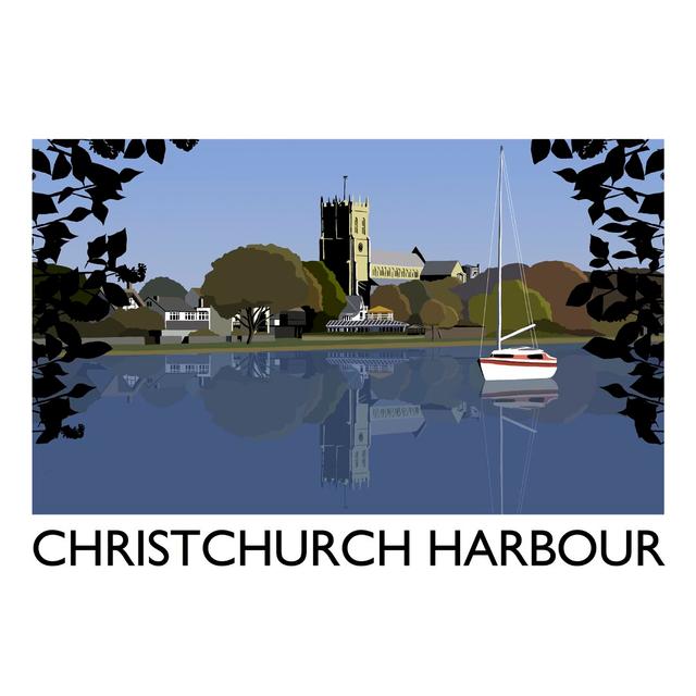 Christ Church Harbour 2 by Richard O'Neil - Graphic Art Print on Paper George Oliver Format: No Frame, Size: 30 cm H x 40 cm W x 1 cm D on Productcaster.