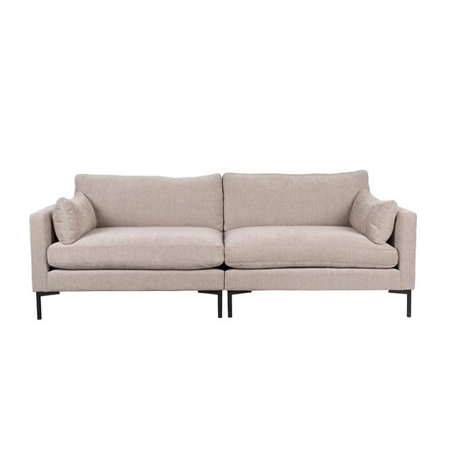 3-Sitzer Einzelsofa Zuiver Polsterfarbe: beige on Productcaster.