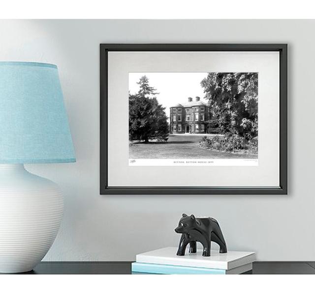 'Betton, Betton House 1899' by Francis Frith - Picture Frame Photograph Print on Paper The Francis Frith Collection Size: 45cm H x 60cm W x 2.3cm D on Productcaster.