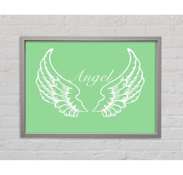 Angel Wings Green - Print Bright Star Size: 84.1cm H x 118.9cm W x 3.3cm D on Productcaster.