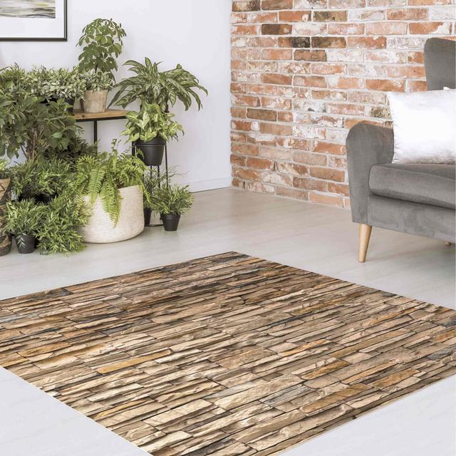 Square George-Henry Geometric Machine Woven Area Rug East Urban Home Rug Size: Square 140cm on Productcaster.