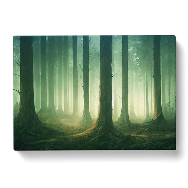 King Forest - Wrapped Canvas Graphic Art Alpen Home Size: 50cm H x 76cm W x 3cm D on Productcaster.