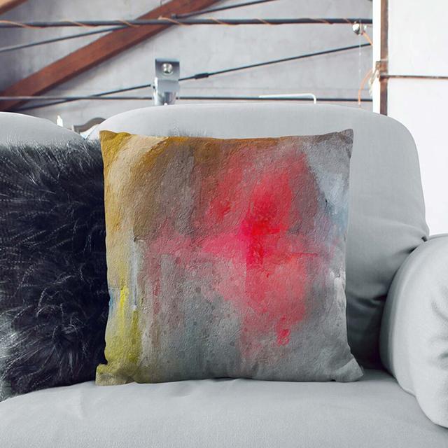 Abstract Square Throw Cushion East Urban Home Size: 40 x 40 cm on Productcaster.