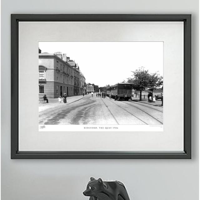 'Bideford, the Quay 1906' - Picture Frame Photograph Print on Paper The Francis Frith Collection Size: 60cm H x 80cm W x 2.3cm D on Productcaster.