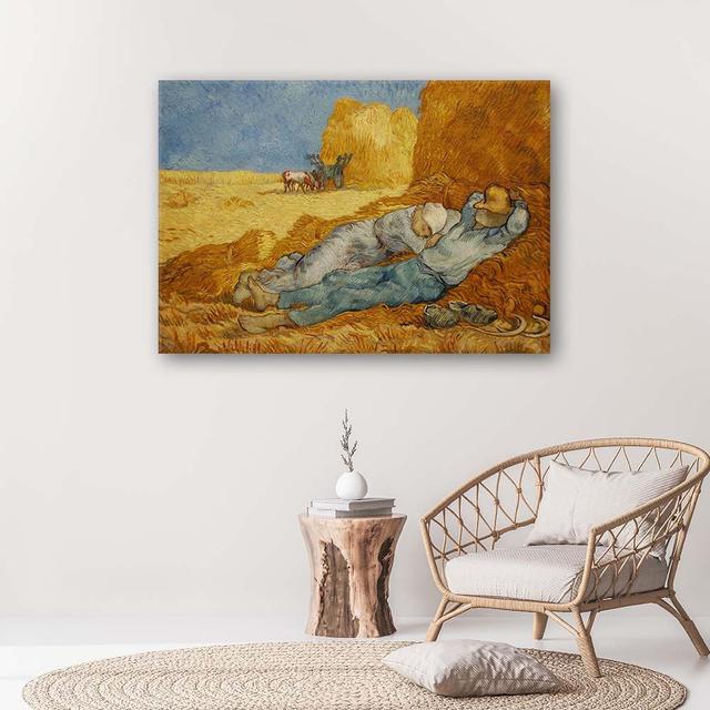 Leinwandbild Siesta V. Van Gogh Rosalind Wheeler Größe: 70 cm H x 100 cm B x 2 cm T on Productcaster.