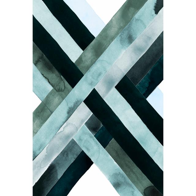 Watercolor Weave II - Wrapped Canvas Art Prints Ivy Bronx Size: 76cm H x 51cm W x 3.8cm D on Productcaster.