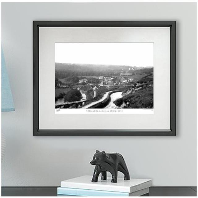 'Torrington, Mailin Bridge 1890' by Francis Frith - Picture Frame Photograph Print on Paper The Francis Frith Collection Size: 60cm H x 80cm W x 2.3cm on Productcaster.