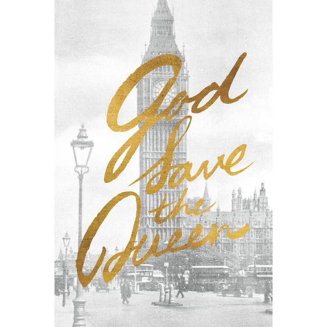 Gilded London by Moira Chocolate - Wrapped Canvas Graphic Art Print Maturi Size: 76cm H x 51cm W x 3.8cm D on Productcaster.