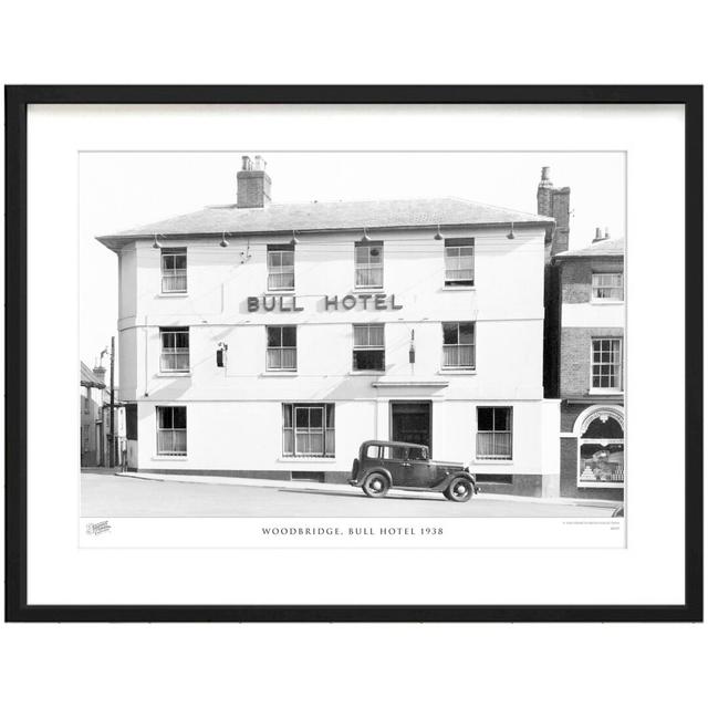 Woodbridge, Bull Hotel 1938 by Francis Frith - Single Picture Frame Print The Francis Frith Collection Size: 45cm H x 60cm W x 2.3cm D on Productcaster.