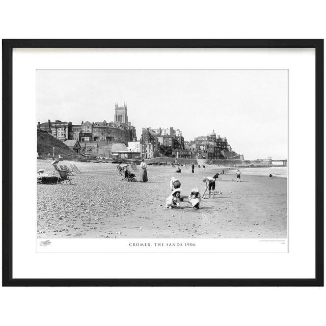 Cromer, The Sands 1906 by Francis Frith - Single Picture Frame Print The Francis Frith Collection Size: 60cm H x 80cm W x 2.3cm D on Productcaster.